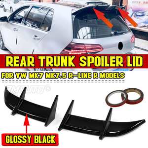 Aileron de coffre arrière de haute qualité (2 pièces) pour Volkswagen VW MK7 MK7.5 R-LINE R - Décoration d'aileron de voiture - Product Image 1
