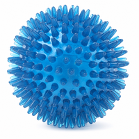 Balle à mâcher interactive moderne pour chien en TPR, résistante, pour le nettoyage dentaire, disponible en 2 tailles