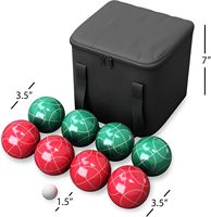 Ensemble de 8 boules de pétanque en argent, directement de l'usine, jeu de pelouse, cochonnet, étui de transport, divertissement sportif, boules en métal, traditionnel