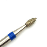 HYTOOS Fraise conique diamantée pour ongles 3/32" – Outil de manucure rotatif, accessoires électriques pour ongles