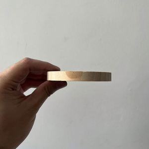 Posavasos Redondos de Madera en Blanco, Discos de Madera sin Acabado para Manualidades, Grabado Láser y Pintura - Product Image 2