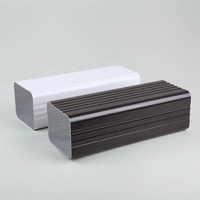 Système de gouttière de toit en PVC carré pour villa/appartement/hôtel/école