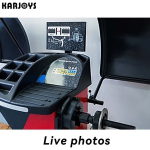 Équilibreuse de <span class=keywords><strong>pneus</strong></span> et de roues numérique Karjoys KJ-90ES à affichage numérique haute précision pour atelier automobile et garage, puissance 0,25 kW, 100-240 V AC - Product Image 5