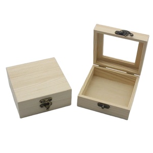 Nuevo Lanzamiento de Producto: Caja de Joyería Cuadrada de Madera, Caja para Conjuntos de Joyería, Compatible con Venta al Por Mayor en Grandes Cantidades, Caja de Empaque para Joyería - Product Image 1