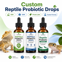 Gouttes liquides probiotiques spécialisées pour tortues - Soutien digestif avancé et santé de la carapace - Complément alimentaire pour animaux de compagnie en marque blanche OEM