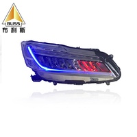 Phares de voiture à LED pour pièces de course TQD81, kit de phares de voiture rétro-éclairés HID pour Honda Accord 2016-2017
