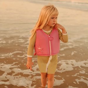 Chaleco de natación rosa para niños al por mayor, chaleco de entrenamiento de natación para niños, chaleco salvavidas, chaleco flotante para niños de 3 a 6 años - Product Image 5