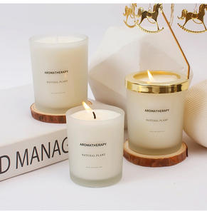 Bougies naturelles bio <span class=keywords><strong>de</strong></span> luxe personnalisées en stock, cadeaux <span class=keywords><strong>de</strong></span> mariage sans fumée pour invités, pot <span class=keywords><strong>de</strong></span> cire <span class=keywords><strong>de</strong></span> soja en verre blanc noir, bougies parfumées pour <span class=keywords><strong>bricolage</strong></span> - Product Image 2