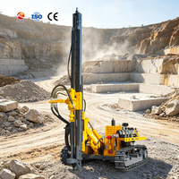 Foreuse hydraulique sur chenilles diesel pour le forage de roches en carrière et la construction
