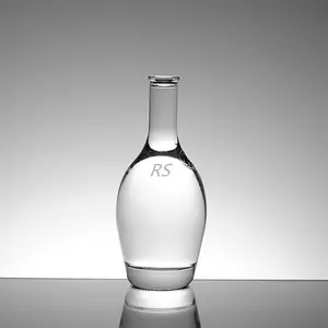 700ml 750 botella de whisky de vidrio para botellas de licor con Anti-Falso tapas