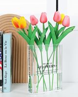 Großhandel Maßgefertigte Klare Acryl Wasserfeste Buchförmige Kleidungs-Präsentationsbox mit Hochglanzlaminierung für Heimdekoration Bücherregal
