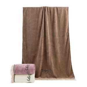 Toalla de Baño de Microfibra Kim Ryan 35x75cm 50x100cm 70x140cm Bordada de Secado Rápido Tamaño Adulto - Product Image 2