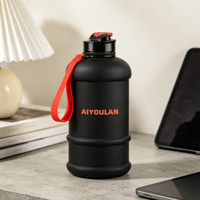 Bouteille d'eau de sport réutilisable en PETG de qualité alimentaire sans BPA de 1,3 L avec bec verseur et couvercle à boire directement pour le camping – Vente en gros