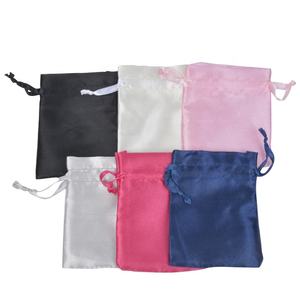 <span class=keywords><strong>Pochette</strong></span> de rangement en satin doux avec cordon de serrage, logo personnalisé, pour usage industriel, emballage de bijoux, jouets 3D, cadeaux de <span class=keywords><strong>mariage</strong></span>, baby shower - Vente en gros - Product Image 4