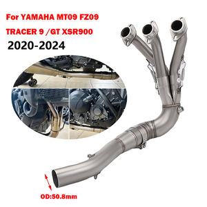 Collecteur d'échappement avant pour moto MT09 XSR900 Race AT2 en acier inoxydable 2020-2024 - Product Image 2