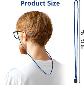 Correa para Gafas de Sol Ecológica de Poliéster Sin Cola, Antideslizante, de 72 cm, para Correr, Pescar, Ciclismo y Actividades al Aire Libre - Product Image 6