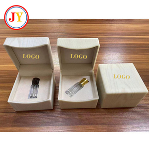 Caja de perfume de madera personalizada directa de fábrica con forro de cuero blanco, logotipo personalizado, empaque de perfume de lujo para hombre y mujer - Product Image 5