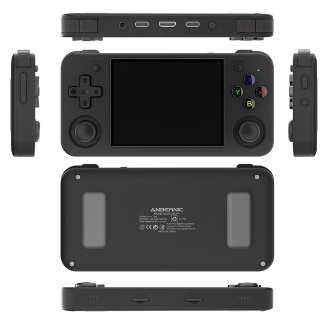 For RG35XXH 3.5 Inch IPS Screen 640x680 Resolution for Retro Handheld Video Game Console Wi-Fi Linux OS 4000mAh Battery for