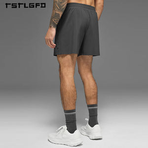 Shorts de course performants pour hommes, séchage rapide, respirants, pour la gym et l'entraînement, avec doublure intérieure, logo personnalisé, commande en gros OEM - Product Image 3