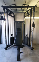 Cruce de cable ajustable de entrenamiento de fuerza de equipo de fitness comercial para Estación de función Mutli