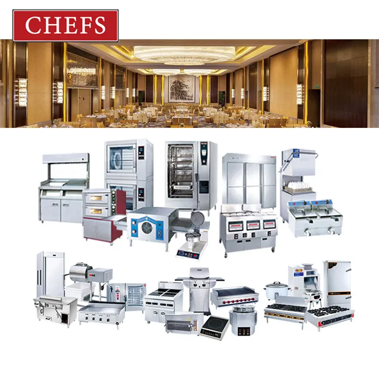 Equipo de catering de cocina para hoteles y restaurantes CHEFS para suministros de hoteles estrella con fábrica de soluciones integrales en China