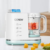 Robot culinaire électrique multifonction 7-en-1 pour bébé, mixeur, cuiseur vapeur, commande tactile, sans BPA, contrôle par application, hachoir 900 ml