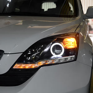 Gruppo Fari Anteriori per Honda <span class=keywords><strong>CR</strong></span>-<span class=keywords><strong>V</strong></span> <span class=keywords><strong>CR</strong></span> <span class=keywords><strong>V</strong></span> 2007-2011, Fari LED Auto con Lente Proiettore, Accessori Plug and Play - Product Image 2