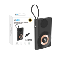 2 in 1 Fast Wireless Charging Power Bank mit Kabel Magnetic Wireless Charger Für Telefon Smart Watch mit Telefon halter