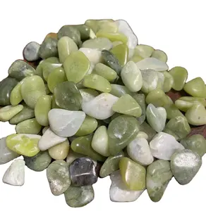 Wholesale Natural Green Polished Emerald pebbles