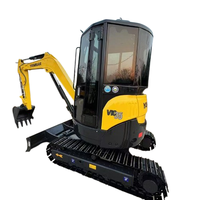 Mini-excavatrice sur chenilles Yanmar VIO35 d'occasion, moteur diesel hydraulique de 3,5 tonnes, engrenage haute efficacité, excellentes performances
