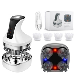 Masajeador Eléctrico de Cabeza con Dedos, Resistente al Agua IPX7, Fabricante Profesional de Herramientas de Masaje de Cabeza, Masajeador de Cuero Cabelludo Portátil - Product Image 1