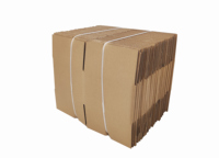 Cartons Ondulés Simple Paroi 15x15x10cm avec Impression Personnalisée, Boîte d'Emballage Carrée Économique avec Logo sur Mesure
