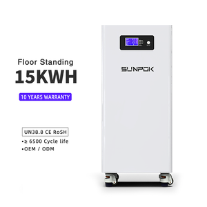 Sunpok Solar Energy Storage <strong>Lithium</strong> <strong>Batteries</strong> 51.2v 300Ah 15kwh Lifepo4 <strong>Battery</strong> For Home Energy Storage System