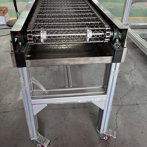 Cấp Thực Phẩm 304 SS Thép Không Gỉ Chuỗi Liên Kết Xoắn Ốc Dây Lưới Băng Tải Vành Đai/SS304 Thép Không Gỉ Chuỗi Xoắn Ốc Băng Tải Vành Đai - Product Image 3