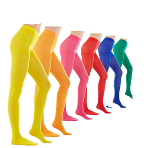 Collant Opaque Femme Tricoté Taille Haute 80 Deniers Doux Couleur Unie Avec <span class=keywords><strong>Pied</strong></span> <span class=keywords><strong>Sexy</strong></span> Mature Imprimé Spandex Polyester Été - Product Image 1