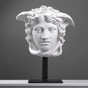 Custom large outdoor famous woman bust sculptures classical medusa head sculpture marble bust statue