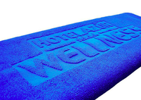 Serviettes promotionnelles en microfibre de coton tricoté à séchage rapide, imprimées par sublimation numérique, certifiées Oeko-Tex, fabriquées sur mesure en Turquie