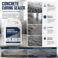 Enduit de protection pour sols industriels en béton, résistant aux produits chimiques et anti-pénétration d'huile, durcisseur pour entrepôts et parkings