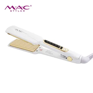 MAC Styler 450F Wide Plate Hair Straightener White Color Titanium Flat Iron Titanium Plate Flat Iron Hair Straightener