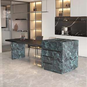 Un espace d'interaction sûr pour les enfants Meubles de salle à manger assemblés Île moderne en pierre frittée pour la maison et l'hôtel - Product Image 1