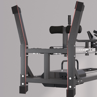 Equipo de Fitness Multifuncional para el Hogar, Soporte para Sentadillas y Dominadas, Entrenador Corporal Completo, Metálico