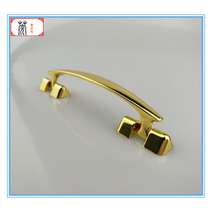 Zinc Alloy Polished Flat <b>Handle</b> 128x20mm Gold Plating <b>Drawer</b> <b>Handle</b> For Leather Gift Wooden Boxes - Product Image 4
