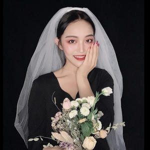 ウェディングヘッドベール花嫁ブライダルベール - Product Image 2