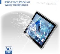 Panel PC Industrial Integrado de 17 Pulgadas, IP65, Sin Ventilador, Táctil, Todo en Uno, SSD+HDD, Compatible con VR, Windows 10 Pro, DDR4, 12 Núcleos, Encendido Automático