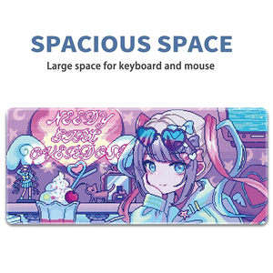 Alfombrilla de ratón de tamaño de Venta caliente con <span class=keywords><strong>Super</strong></span> <span class=keywords><strong>Sonico</strong></span> de "NEEDY STREAMER OVERLOAD" Pixel Art Design-Perfecto para fanáticos y jugadores de Anime - Product Image 2