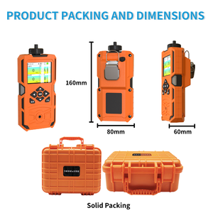 SHIELD Single Pump Suction Type Gas Analyzer <strong>CO2</strong> H2S Nh3 SO2 Ch2O CH4 EX Color Display <strong>Handheld</strong> Gas Analyzer with Built-in Pump - Product Image 5