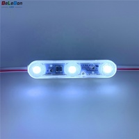 DC12V 3 lampes 1.2W 3000K 4000K 6000K 9000K 12000K câble de fil de cuivre saso IP68 samsung corée LED modules