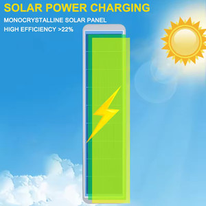 Lampadaire solaire tout-en-un étanche IP65 en aluminium moulé sous pression, lampe de route LED 30W 50W <span class=keywords><strong>60W</strong></span> avec détecteur de mouvement et télécommande - Product Image 6