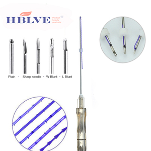 Canula Çivili Kavisli Kaldırma İğnesi 21g 90mm 3D 4D <span class=keywords><strong>6D</strong></span> <span class=keywords><strong>PDO</strong></span> Kaldırma İplikleri - Product Image 3