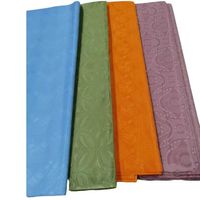 Termurah 100% poliester dicelup timbul Bazin Riche kain untuk pasar Afrika Toyobo 115cm 100gsm baju Batik kain